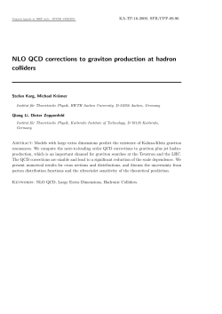 NLO QCD corrections to graviton production at hadron colliders