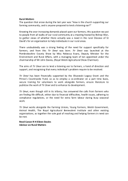 Rural Matters The question that arose during the last year was &ldquo;How