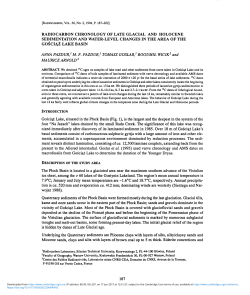 gociaz lake basin - Cambridge University Press