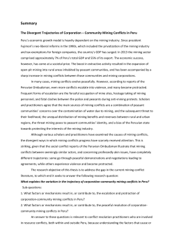 Summary - Stichting VredesWetenschappen