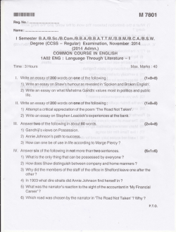 lV. Answersix of the following in not more thantwosentences. (6x1=6)