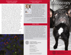 Endoscopy at the Cornell University Hospital for Animals