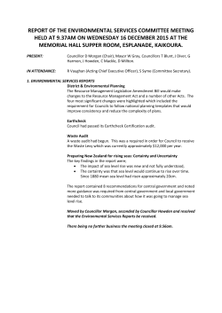 Environmental Services Minutes 16 December 2015