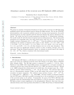 Abundance analysis of the recurrent nova RS Ophiuchi (2006
