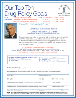 Our Top Ten Drug Policy Goals