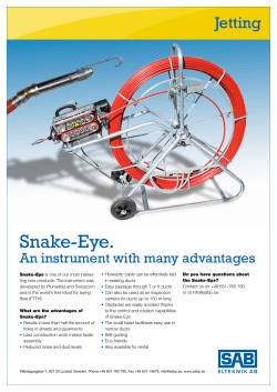 Snake-Eye. - SAB Elteknik AB
