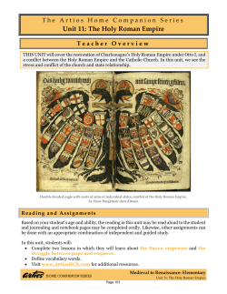 History Unit - Artios Home Companion