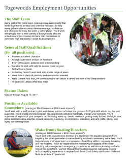 Togowoods Employment Opportunities