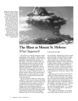 The Blast at Mount St. Helens: What Happened?