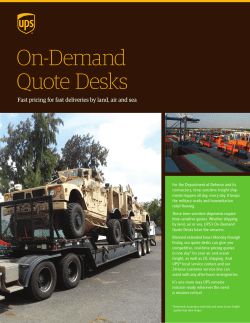 On-Demand Quote Desks