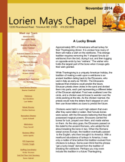 Lorien Mays Chapel - Lorien Health Systems