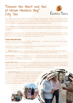 - Nelson Mandela Bay Tourism