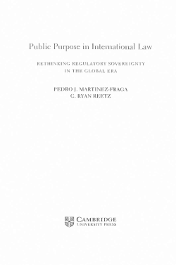 Public Purpose in International Law