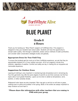 blue planet - FortWhyte Alive