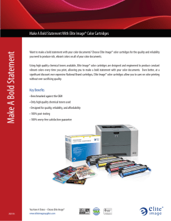 Elite Image&reg; Information - Preston Office Solutions