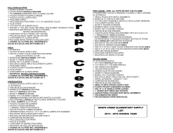grape creek elementary supply list 2014 - 2015