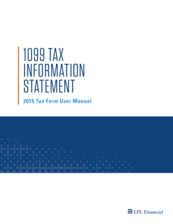 1099 tax information statement