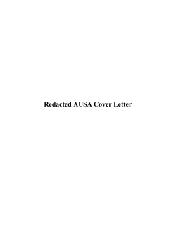Redacted AUSA Cover Letter