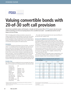 Valuing convertible bonds with 20-of-30 soft call provision