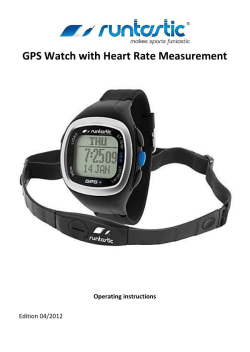 GPS Watch with Heart Rate Measurement