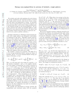 Energy non-equipartition in systems of inelastic, rough spheres