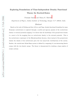 Exploring Foundations of Time-Independent Density Functional