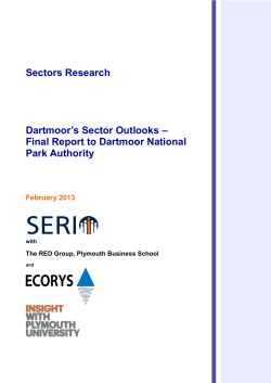 Dartmoor Economic Sectors Outlooks