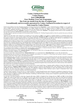 Base Prospectus