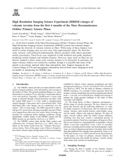 High Resolution Imaging Science Experiment (HiRISE