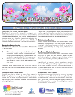 The PALM Reporter Newsletter our latest newsletter in