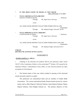 The factual matrix of the case which resulted in passing of the