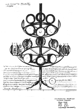 1305 Winslow Lewis Magnifying Lens, Lamp and Reflector Patent