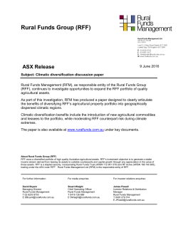 Rural Funds Group (RFF)