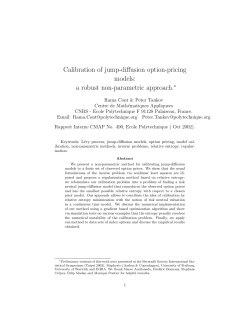 Calibration of jump-diffusion option