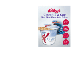 Cereal-in-a-Cup - Kellogg Specialty Channels