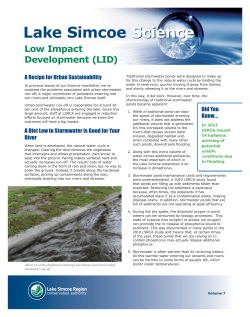 LID - Lake Simcoe Region Conservation Authority