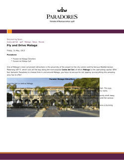 Paradores de Turismo - Fly and Drive Malaga