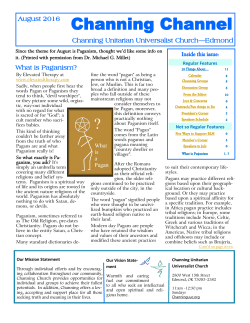 Channing Channel - Channing Unitarian Universalist Church