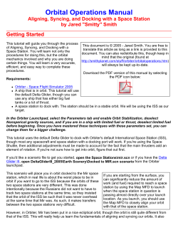 Orbital Operations Manual