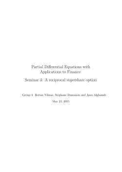 A reciprocal supershare option