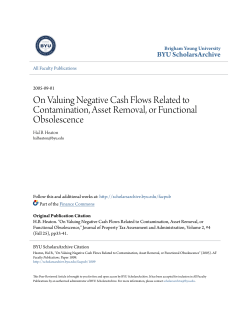 On Valuing Negative Cash Flows Related to Contamination, Asset