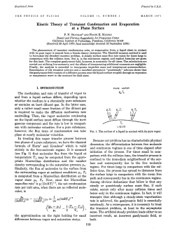 Kinetic Theory of Transient Condensation and Evaporation at