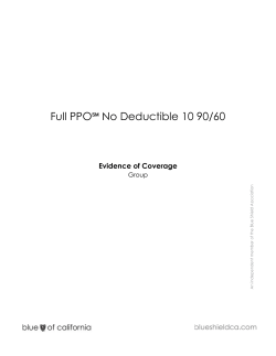 Full PPO   No Deductible 10 90/60