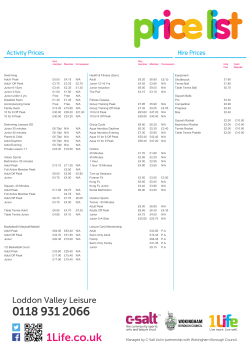 Loddon Valley Leisure