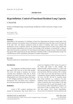 Physiol. Res. 50: 000-000, 2001