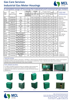 Gas Care Services Industrial Gas Meter Housings
