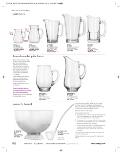 pitchers handmade pitchers punch bowl