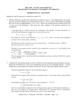 Solutions to P.S. #5 - University of Toronto Physics