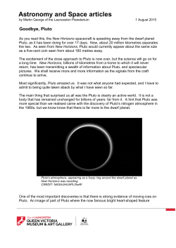 Astronomy and Space articles