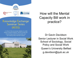 Presentation - The Northern Ireland Assembly